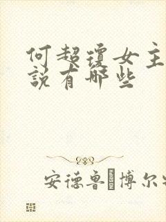 何超琼女主的小说有哪些