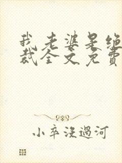 我老婆是绝色总裁全文免费阅读