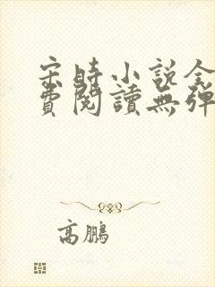 宋时小说全文免费阅读无弹窗