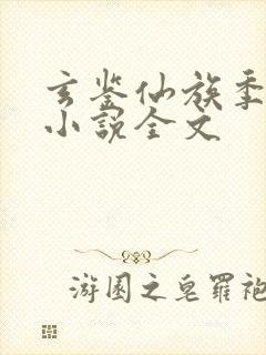 玄鉴仙族季越人小说全文