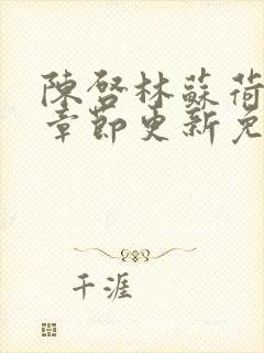 陈启林苏荷最新章节更新免费阅读全文