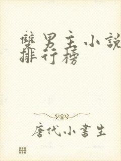 双男主小说推荐排行榜