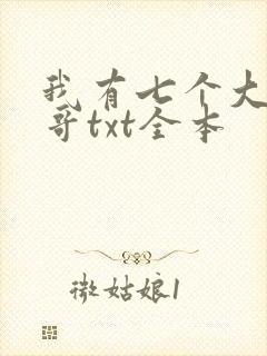 我有七个大佬哥哥txt全本