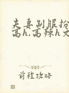 夫妻制服扮演(高h,高辣h文)