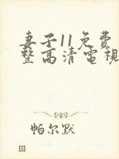 妻子11免费完整高清电视剧在线看