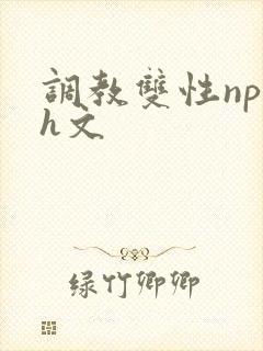 调教双性np高h文