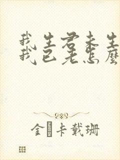 我生君未生君生我已老怎么回复