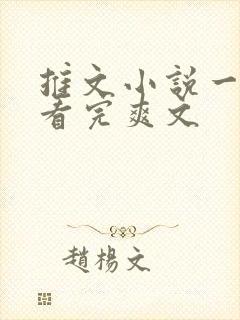 推文小说一口气看完爽文