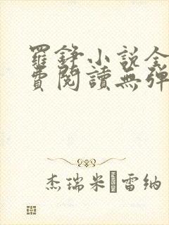 罗铮小说全文免费阅读无弹窗