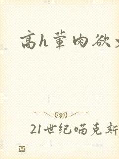 高h荤肉欲文封面