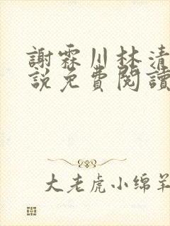 谢霖川林清禾小说免费阅读最新章节