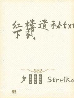 红楼遗秘txt下载