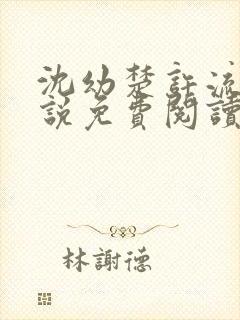 沈幼楚许流年小说免费阅读最新章节