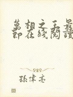 万相之王最新章节在线阅读免费封面