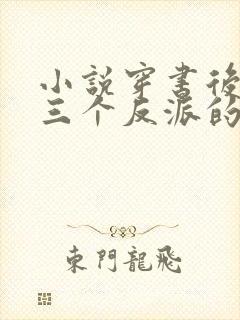 小说穿书后成了三个反派的恶毒后娘