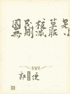 国民校草是女生无删减版 小说