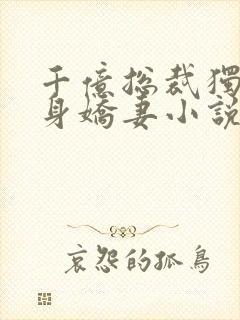 千亿总裁独宠替身娇妻小说完整