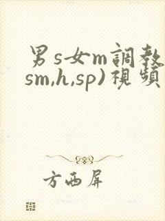 男s女m调教(sm,h,sp)视频