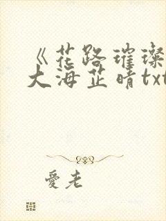 《花路璀璨》王大海芷晴txt免费阅读