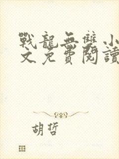 战龙无双小说全文免费阅读