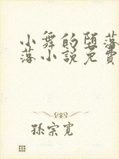 小舞的堕落与堕落小说免费阅读封面