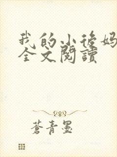 我的小后妈小说全文阅读封面