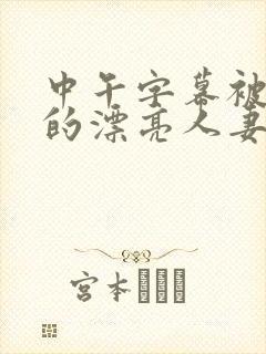 中午字幕被侵犯的漂亮人妻