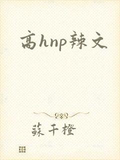 高hnp辣文