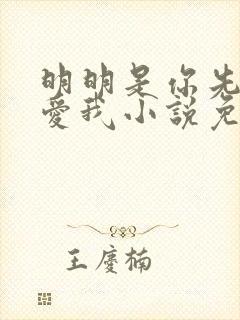 明明是你先说的爱我小说免费阅读