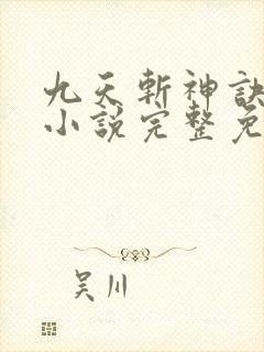 九天斩神诀林辰小说完整免费下载封面