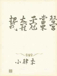 把太子当替身后我宠冠东宫全本txt下载封面