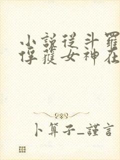 小说从斗罗开始俘获女神在线阅读