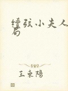 续弦小夫人大结局