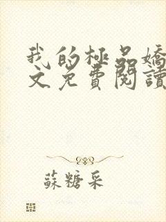 我的极品娇妻全文免费阅读