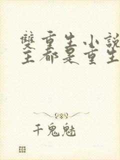 双重生小说男女主都是重生的