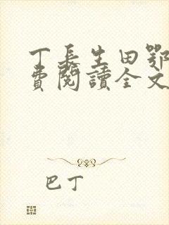 丁长生田鄂茹免费阅读全文封面