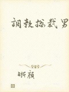 调教总裁男奴封面