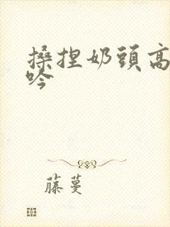 搡捏奶头高潮呻吟