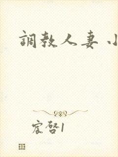 调教人妻 小说