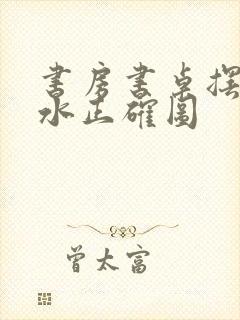 书房书桌摆放风水正确图