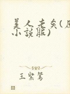 美人老矣(原著小说版)