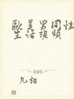 欧美男同性恋性生活视频