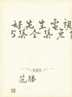 好先生电视剧45集全集免费