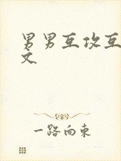 男男互攻互攻h文封面