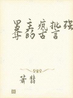 男主疯批强取豪夺的古言