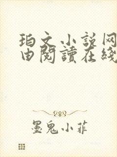 珀文小说网_自由阅读在线阅读网站冷门小说