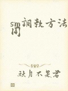 sm调教方法男同