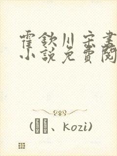霍钦川宋书汀的小说免费阅读无弹窗