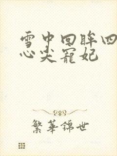 雪中回眸四爷的心尖宠妃封面