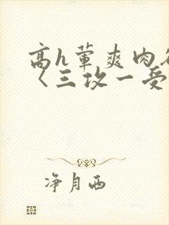 高h荤爽肉欲文〈三攻一受〉视频